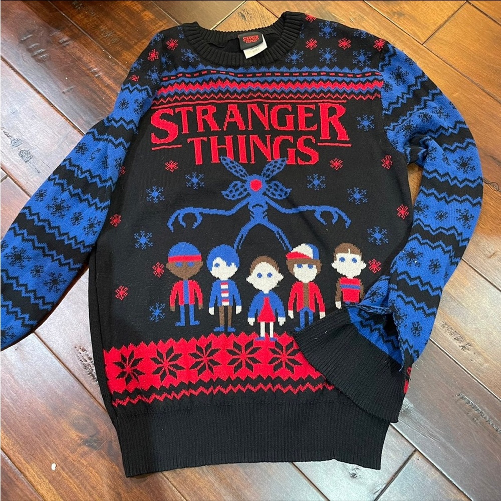 - Stranger Things Sweater Large - image 5